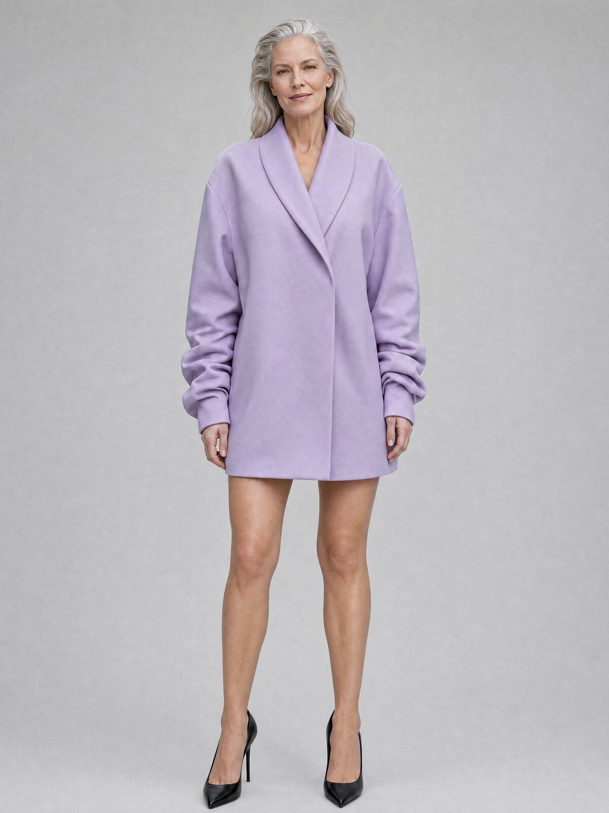 Greta wearing the Colette Blazer